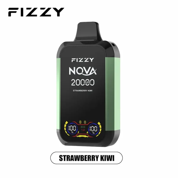 Fizzy Nova 20000 puffs disposable vape - Strawberry Kiwi flavor