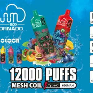 FLUUM Box Tornado 12000 Puffs Disposable Vape - product display