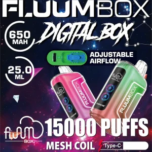 FLUUM Digital BOX 15000 15K Puffs Disposable Vape - main product