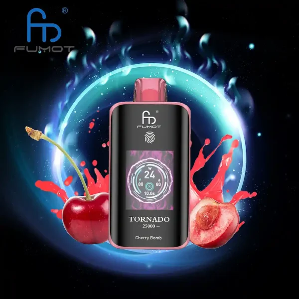 Fumot Tornado 25000 25K puffs disposable vape - Cherry Bomb flavor