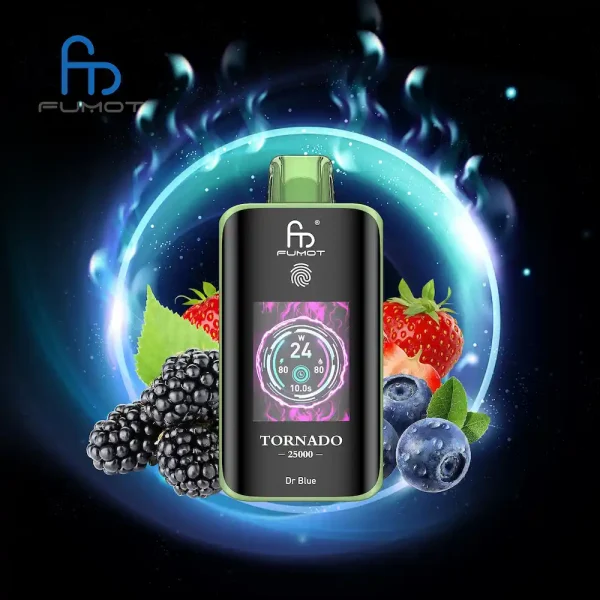 Fumot Tornado 25000 25K bouffées vape jetable - Dr Blue flavor