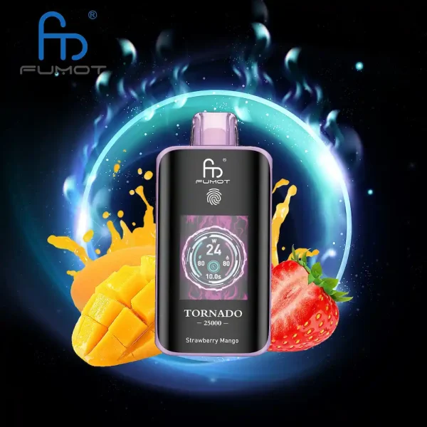 Fumot Tornado 25000 25K puffs disposable vape - Fraise Mangue