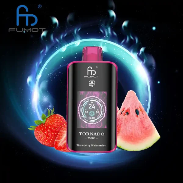 Fumot Tornado 25000 25K puffs disposable vape - Fraise Pastèque