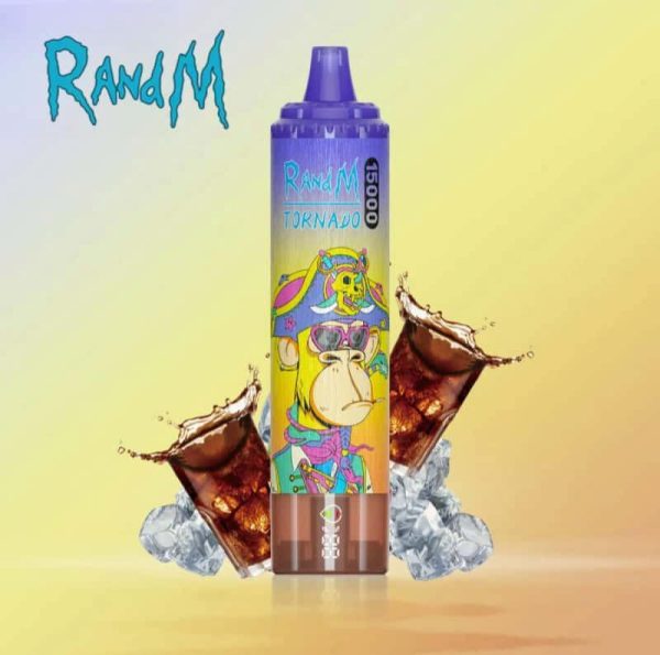 RandM Tornado 15000 15K puffs Disposable vape - Cola Ice flavor