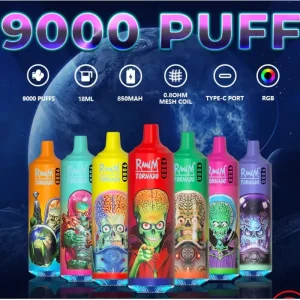 RandM Tornado 9000 9k puffs disposable vape