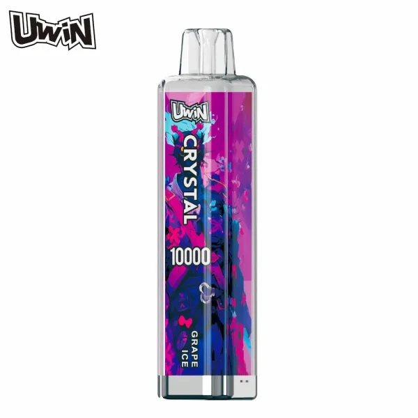 Uwin Crystal 10000 puffs disposable vape - Grape Ice flavor