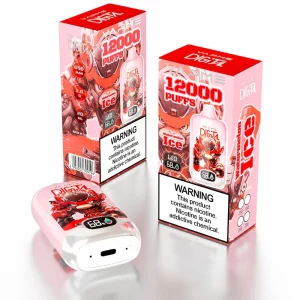 VAPME 12000 Puffs Digital disposable vape product box and device with LED display