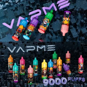 VAPME Fire 9000 puffs disposable vape main display with full device lineup