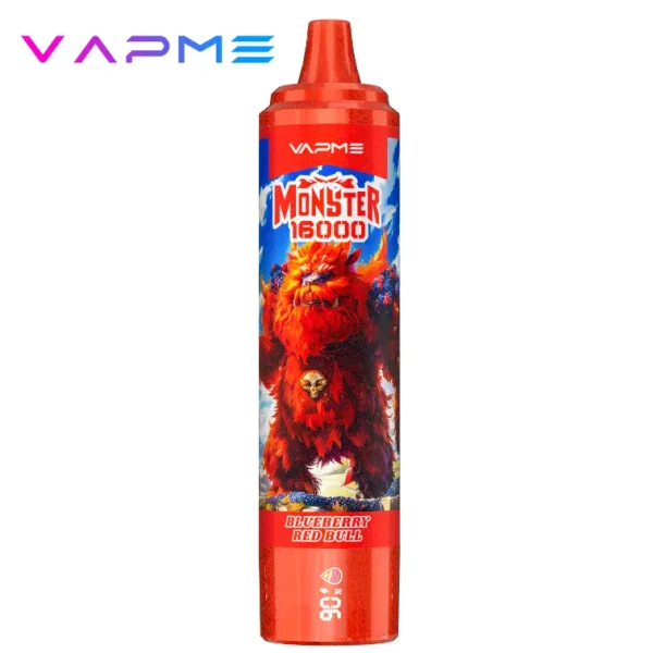VAPME Monster 16000 puffs disposable vape - Blueberry Red Bull flavor