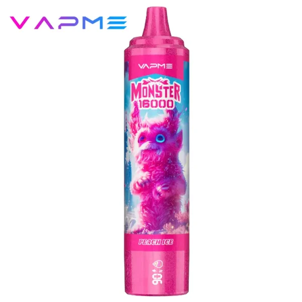 VAPME Monster 16000 puffs disposable vape - Peach Ice flavor