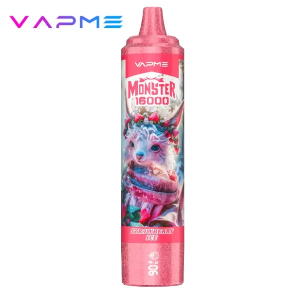 VAPME Monster 16000 puffs disposable vape - Strawberry Ice flavor