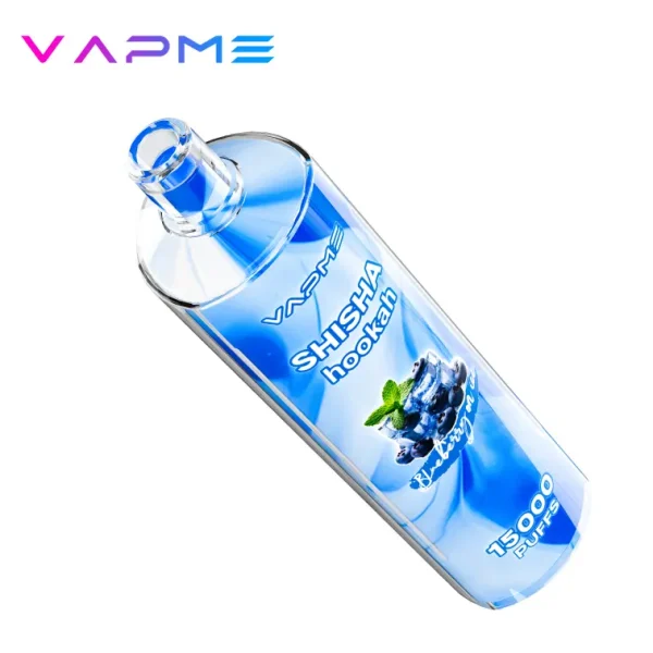 VAPME Shisha Hookah 15000 puffs disposable vape - Blueberry on Ice flavor