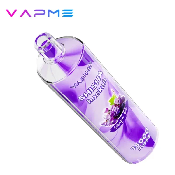 VAPME Shisha Hookah 15000 puffs disposable vape - Grape Ice flavor