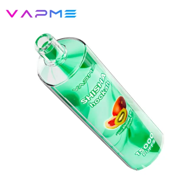 VAPME Shisha Hookah 15000 puffs disposable vape - Kiwi Passion Fruit Guava flavor