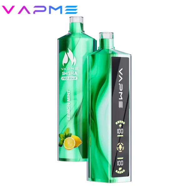 Vapme Shisha Pro Max 20000 puffs disposable vape - Lemon Mint flavor