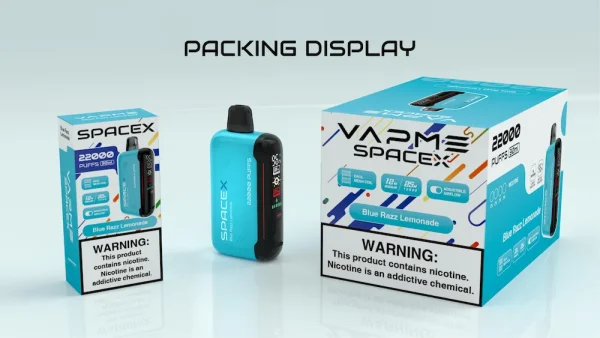 VAPME Spacex 22000 22K puffs disposable vape - Product overview