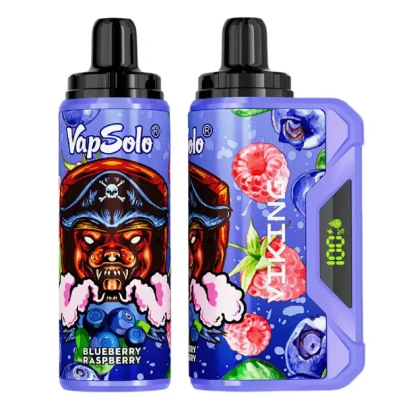 Vapsolo Viking 12000 12K Puffs Disposable Vape - Blueberry Raspberry flavor