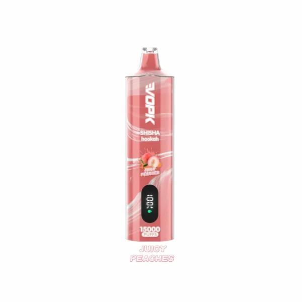 VOPK 15000 15K puffs shisha hookah disposable vape - Juicy Peaches flavor