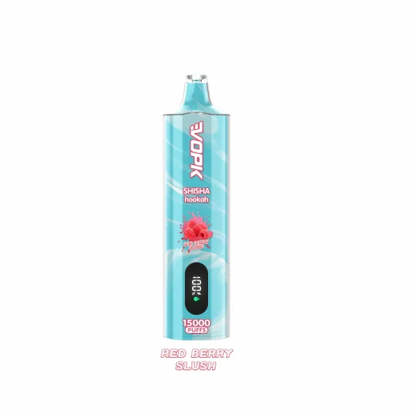VOPK 15000 15K puffs shisha hookah disposable vape - Red Berry Slush flavor
