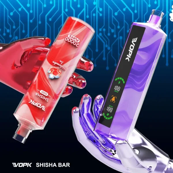 VOPK 20000 20K puffs shisha disposable vape with LED screen