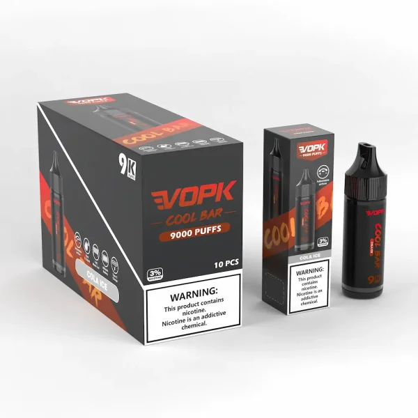 VOPK COOL BAR 9000 puffs disposable vape - Cola Ice flavor