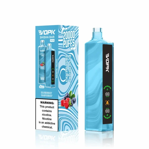 VOPK Shisha 20000 puffs disposable vape - Blueberry Raspberry flavor