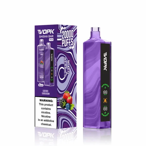 VOPK Shisha 20000 puffs disposable vape - Mixed Berries flavor