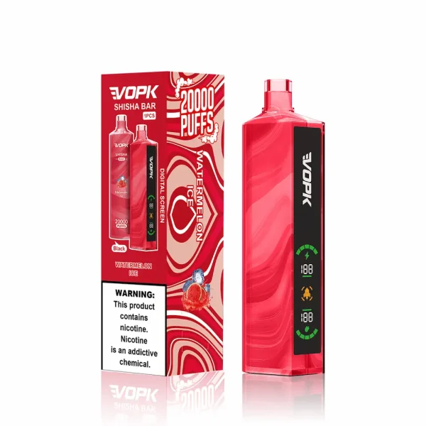 VOPK Shisha 20000 puffs disposable vape - Watermelon Ice flavor