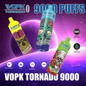 VOPK Tornado 9000 RGB disposable vape main visual