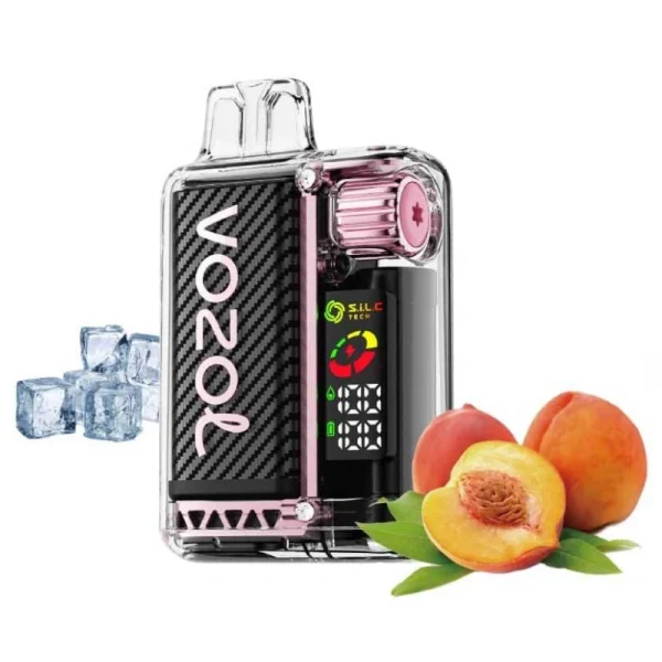 Vozol Vista 20000 20K puffs disposable vape – Peach Ice flavor
