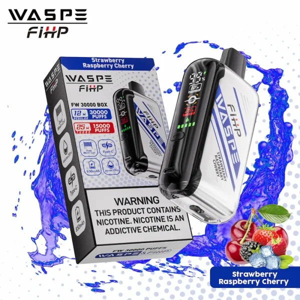 WASPE FIHP 30000 30K Puffs Disposable Vape - Strawberry Kiwi