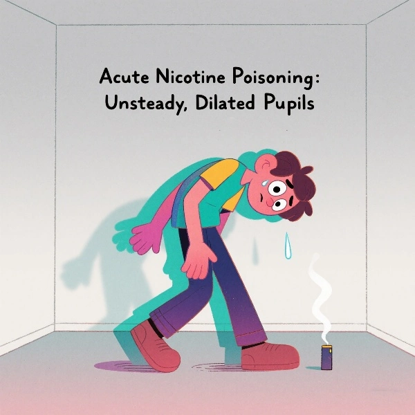 Acute nicotine poisoning from excessive vape intake