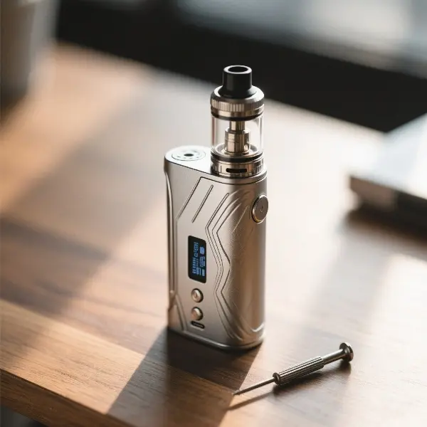 Stylish outer casing of an e-cigarette for visual appeal