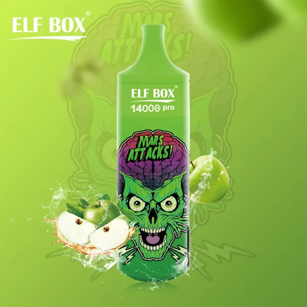 ELF BOX 14000 Pro 14K Puffs Disposable Vape Double Apple Flavor