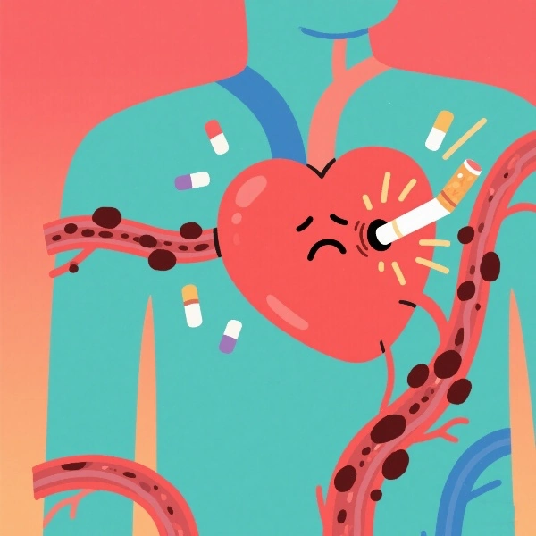 Chronic effects of nicotine on cardiovascular health