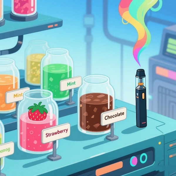 Flavoring additives make vaping more appealing to users