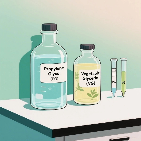 PG and VG are the main base ingredients in vape juice