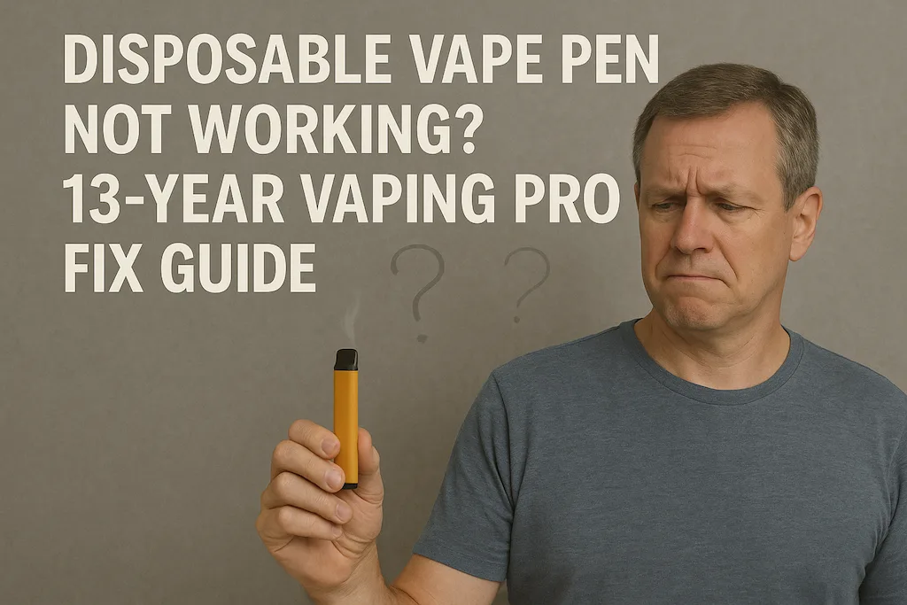 Vape Pen desechable no funciona