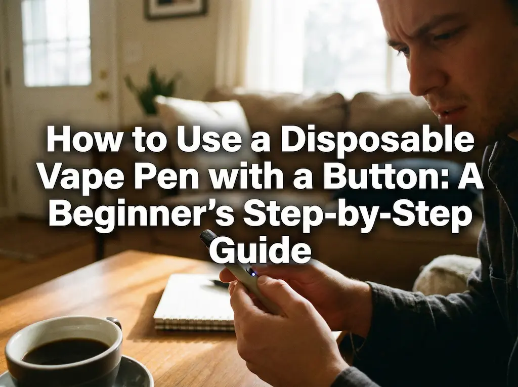 Hur man använder en Vape Pen för engångsbruk med en knapp: En nybörjares steg-för-steg-guide 2 Hur man använder en engångs vape penna med en knapp steg för steg