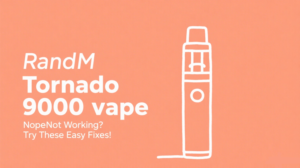 ¿RandM Tornado 9000 no funciona? Pruebe estas sencillas soluciones