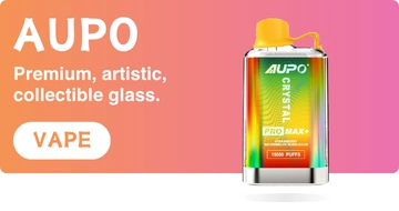 AUPO Disposable Vape - Premium, artistic, collectible glass.