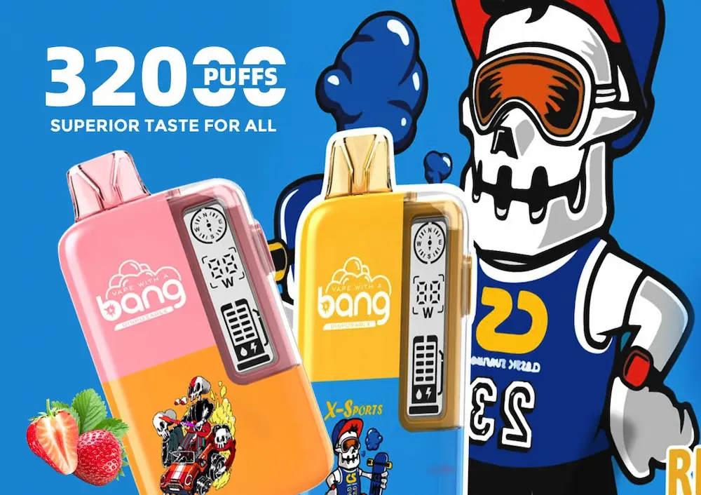 Bang 32000 32K puffs disposable vape – Superior taste and dual mesh coil