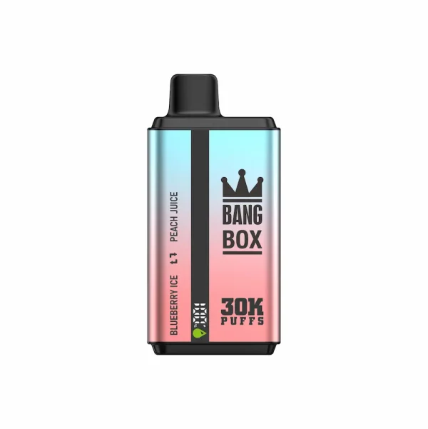 Bang Box 30000 30K puffs disposable vape - Blueberry Ice & Peach Juice flavor