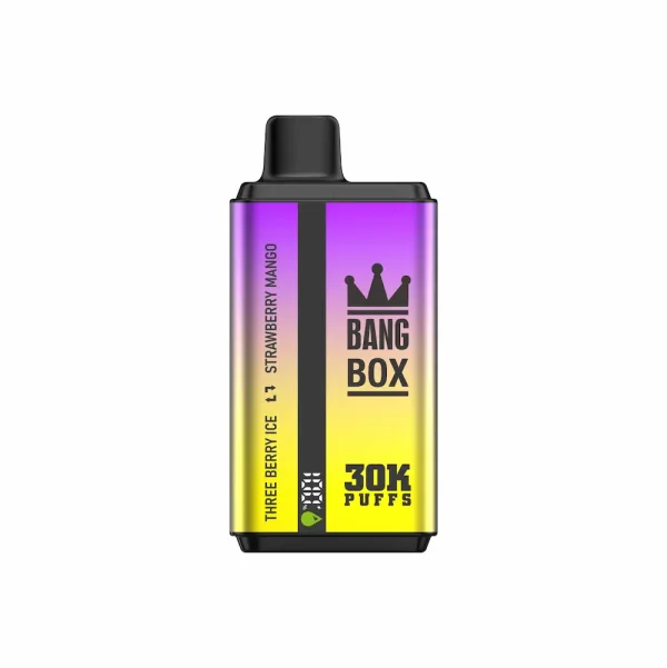 Bang Box 30000 30K puffs disposable vape - Triple Berry Ice & Strawberry Mango flavor