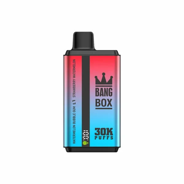 Bang Box 30000 30K puffs disposable vape - Watermelon Bubble Gum & Strawberry Watermelon flavor