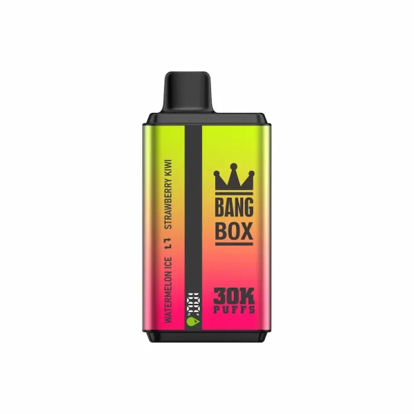 Bang Box 30000 30K puffs disposable vape - Goût pastèque et fraise kiwi