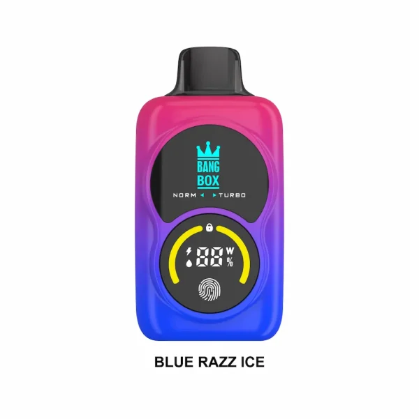 BANG BOX 35000 puffs disposable vape - blue razz ice flavor