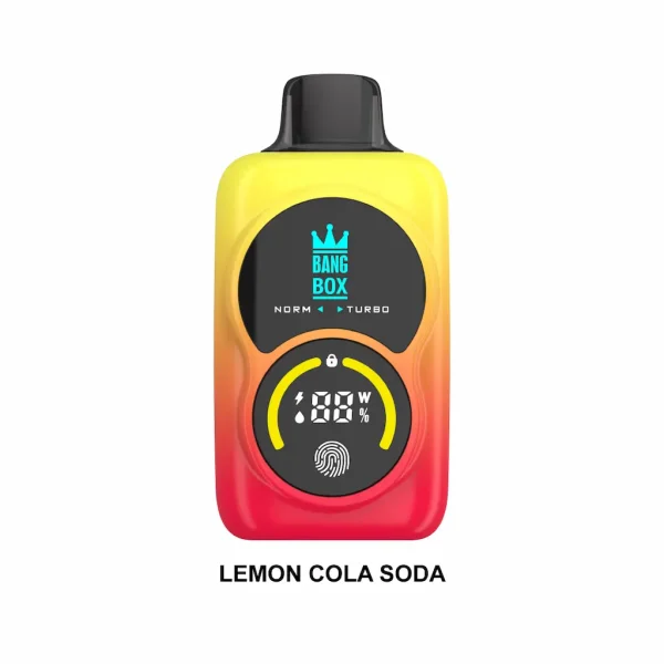 BANG BOX 35000 puffs disposable vape - lemon cola soda flavor