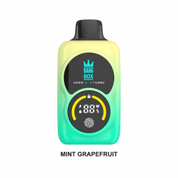 BANG BOX 35000 puffs disposable vape - mint grapefruit flavor