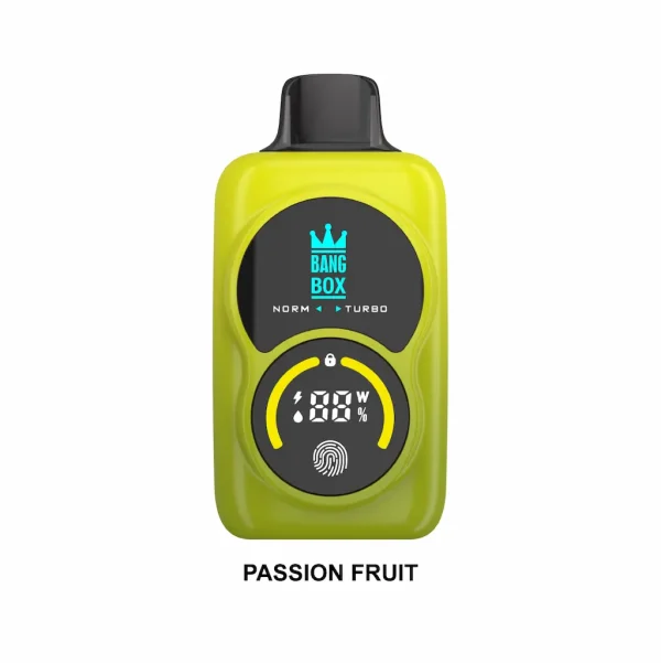 BANG BOX 35000 puffs disposable vape - passion fruit flavor